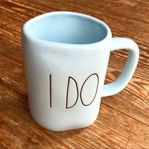 Pale Blue I Do Rae Dunn Mug